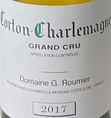 盧米酒莊（科爾登-查理曼特級園）白葡萄酒(Domaine G. Roumier, Corton-Charlemagne Grand Cru, France)