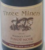 三礦工獄長法庭黑皮諾干紅葡萄酒(Three Miners Vineyard Warden's Court Pinot Noir, Central Otago, New Zealand)