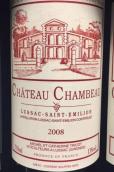 香波呂薩克紅葡萄酒(Chateau Chambeau, Lussac Saint-Emilion,France)