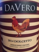 達(dá)唯洛酒莊赫里克家族多姿桃紅葡萄酒(DaVero Henrrick Family Vineyard Dolcetto, California, USA)