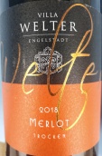 維爾特酒莊梅洛干型紅葡萄酒(Villa Welter Merlot Trocken, Rheinhessen, Germany)