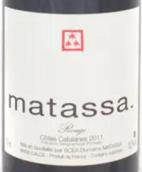 馬塔薩酒莊干紅葡萄酒(Domaine Matassa Rouge, Cotes Catalanes, France)