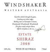 風(fēng)傷之嶺莊園系列西拉干紅葡萄酒(Windshaker Ridge Estate Shiraz, Western Australia, Australia)