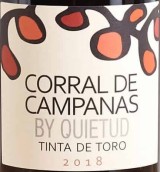 寧靜酒莊晚鐘園紅葡萄酒(Quinta de la Quietud Corral de Campanas, Toro, Spain)