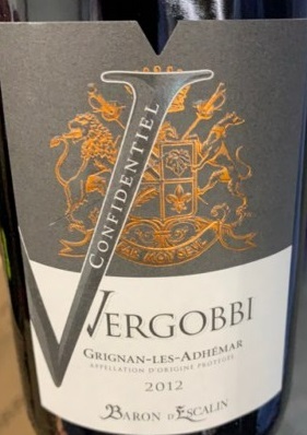 baron descalin domaine vergobbi, grignan-les-adhemar, france