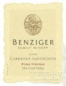 本齊格獅泉赤霞珠干紅葡萄酒(Benziger Family Winery 'Puma Springs' Cabernet Sauvignon, Dry Creek Valley, USA)