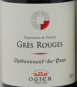 奥杰庄园格雷斯风土红葡萄酒(Ogier Terroir Gres Rouges, Chateauneuf-du-Pape, France)