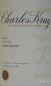 查爾斯庫(kù)克皮特曼達(dá)梅洛干紅葡萄酒(Charles Krug Peter Mondavi Family Merlot, Napa Valley, USA)