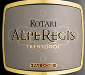 梅佐考羅那酒莊羅塔里阿爾佩雷吉斯特級干型起泡酒(Mezzacorona Rotari AlpeRegis Extra Brut Trentodoc, Trentino-Alto Adige, Italy)
