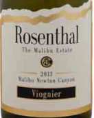 羅森塔爾-瑪里布酒莊維歐尼干白葡萄酒(Rosenthal - The Malibu Estate Viognier, Malibu Newton Canyon, USA)