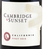 坎布里奇夕陽(yáng)黑皮諾干紅葡萄酒(Cambridge California Cellars sunset Pinot Noir, California, USA)