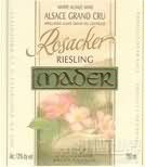 珍呂瑪?shù)铝_薩克爾園雷司令白葡萄酒(Domaine Jean Luc Mader Riesling Rosacker, Alsace Grand Cru, France)