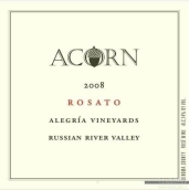 Acorn Winery Alegria Vineyards Rosato, Russian River Valley, USA