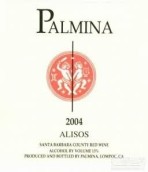 帕爾米納阿里瑟干紅葡萄酒(Palmina Alisos, Santa Barbara County, USA)