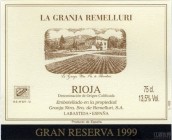 雷梅留里格蘭佳紐艾絲查新諾拉梅蘭珍藏干紅葡萄酒(Remelluri Granja Nuestra Senora de Remulleri Gran Reserva, Rioja DOCa, Spain)