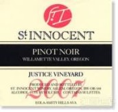 圣純潔正義園黑皮諾干紅葡萄酒(St. Innocent Justice Vineyard Pinot Noir, Eola-Amity Hills, USA)