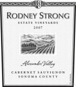 羅德尼斯特朗赤霞珠干紅葡萄酒（亞歷山大谷）(Rodney Strong Cabernet Sauvignon, Alexander Valley, USA)