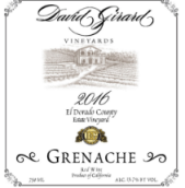 大衛(wèi)吉拉德歌海娜干紅葡萄酒(David Girard Vineyards Grenache, El Dorado, USA)