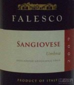 伐勒科酒莊桑嬌維塞紅葡萄酒(Falesco Sangiovese Umbria IGT, Umbria, Italy)