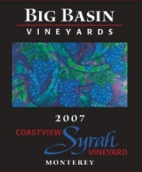 大盆地海岸景園西拉干紅葡萄酒(Big Basin Vineyards Coastview Vineyard Syrah, Monterey County, USA)