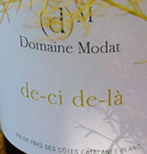 牡黛酒莊這兒那兒干白葡萄酒(Domaine Modat De-ci De-la, Cotes du Roussillo, France)