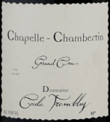 塞西爾·特倫布雷（夏貝爾-香貝丹特級(jí)園）紅葡萄酒(Domaine Cecile Tremblay Chapelle-Chambertin Grand Cru, Gevrey-Chambertin, France)