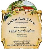 赫克帕斯精選小西拉干紅葡萄酒(Hecker Pass Petite Sirah Select, Santa Clara Valley, USA)