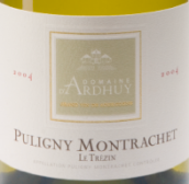 達(dá)哈瑞酒莊特桑（普里尼-蒙哈榭村）白葡萄酒(Domaine d'Ardhuy Le Trezin, Puligny-Montrachet, France)