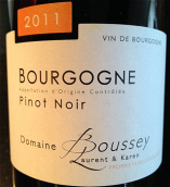 布塞勞倫酒莊黑皮諾紅葡萄酒(Domaine Boussey Laurent Bourgogne Pinot Noir, Burgundy, France)