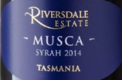 河谷酒莊密斯卡西拉紅葡萄酒(Riversdale Estate Musca Syrah, Tasmania, Australia)