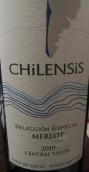 琪伦斯酒庄特选梅洛红葡萄酒(Chilensis Seleccion Especial Merlot, Central Valley, Chile)