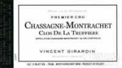 喬丹夏山-蒙哈榭一級(jí)園干白葡萄酒(Domaine Vincent Girardin Clos de la Truffiere Premier Cru, Chassagne-Montrachet, France)