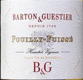 巴顿嘉斯蒂金牌系列富赛干白葡萄酒(Barton & Guestier Gold Label Series Pouilly-Fuisse, Maconnais, France)