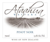 阿塔阿華黑皮諾干紅葡萄酒(Ataahua Pinot Noir, Waipara, New Zealand)