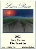 露娜羅薩多姿桃干紅葡萄酒(Luna Rossa Dolcetto, Mimbres Valley, USA)