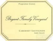 布萊恩特家族酒莊赤霞珠紅葡萄酒(Bryant Family Vineyard Cabernet Sauvignon, Napa Valley, USA)