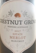 栗樹林酒莊梅洛紅葡萄酒(Chestnut Grove Estate Merlot, Manjimup, Australia)