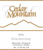 雪松山布朗什園霞多麗干白葡萄酒(Cedar Mountain Winery Blanches Vineyard Chardonnay, Livermore Valley, USA)