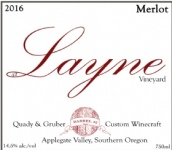 北奎迪酒莊萊恩園梅洛紅葡萄酒(Quady North Layne Vineyard Merlot, Applegate Valley, USA)