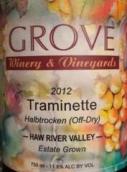 戈洛夫酒莊塔明內(nèi)干紅葡萄酒(Grove Winery & Vineyards Traminette, North Carolina, USA)