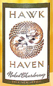 鷹港酒莊純粹霞多麗干白葡萄酒(Hawk Haven Naked Chardonnay, New Jersey, USA)