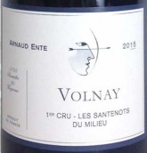 阿諾恩特酒莊桑特諾米勒（沃爾奈一級(jí)園）紅葡萄酒(Domaine Arnaud Ente Les Santenots du Milieu, Volnay 1er Cru, France)