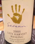 席爾森晚收雷司令甜白葡萄酒(Seresin Late Harvest Riesling, Marlborough, New Zealand)