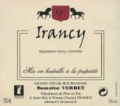 威銳伊朗西干紅葡萄酒(Domaine Verret Irancy, Burgundy, France)