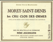 讓尼婭酒莊奧姆（莫雷-圣丹尼一級(jí)園）紅葡萄酒(Remi Jeanniard Clos Des Ormes, Morey-Saint-Denis 1er Cru, France)