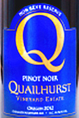 葵赫斯特酒莊夢芮芙珍藏黑皮諾干紅葡萄酒(Quailhurst Vineyard Estate Mon Reve Reserve Pinot Noir, Oregon, USA)