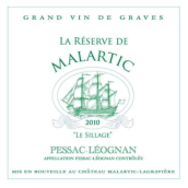 馬拉狄酒莊珍藏白葡萄酒(La Reserve de Malartic White, Pessac-Leognan, France)