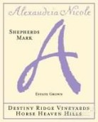 Alexandria Nicole Shepherds Mark Destiny Ridge Vineyards White, Horse Heaven Hills, USA