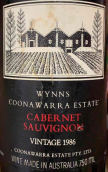 醞思酒莊黑標(biāo)赤霞珠干紅葡萄酒(Wynns Coonawarra Estate Black Label Cabernet Sauvignon, Coonawarra, Australia)