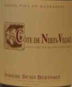 貝鐸酒莊（夜丘村）干紅葡萄酒(Domaine Denis Berthaut Cote de Nuits-Villages, Burgundy, France)